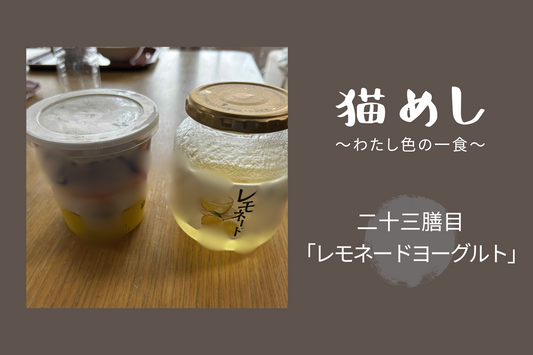 【ミニコラム】猫めし～わたし色の一食～二十三膳目